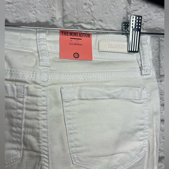 NWT BLANK NYC MINI ASTOR SHORT GIRLS SIZE 10 - Picture 4 of 6